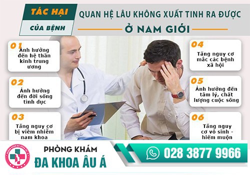 Những dấu hiệu không xuất tinh được khi quan hệ nam giới cần chú ý